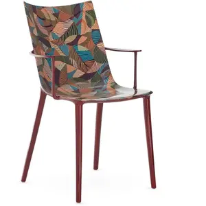 KARTELL fauteuil H.H.H. HER HIGHEST HIGHNESS GRAPHIC IMPRESSION (Blanc...