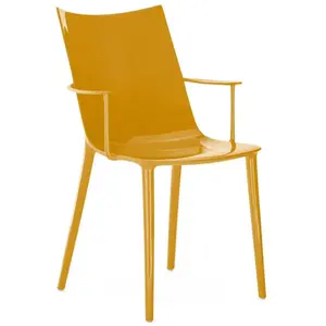Kartell - Chaise H. H.H - Jaune - Technopolymère thermoplastique recyc...