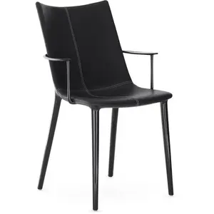 Comparateur de prix : Kartell - Chaise rembourrée H. H.H - Noir - Polyuréthane recyclé - Des...