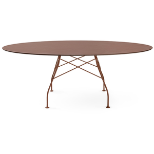 KARTELL table ovale pour l'extérieur GLOSSY XXL OUTDOOR 192 x 118 cm (... pas cher