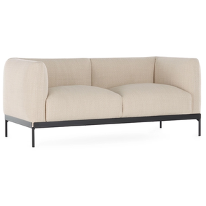 KARTELL canapé à 2 places ASIA (Beige - Tissu Cotone Structure et acie...Vendu parmyareadesign