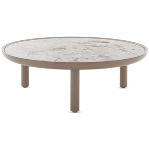 Kartell - Table basse K-TOP - Beige - Grès effet marbre - Designer Rod...Vendu parmyareadesign