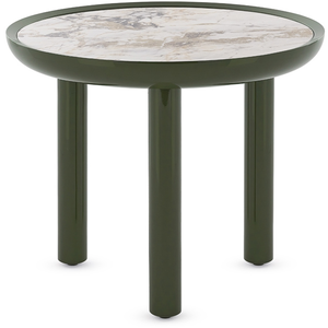 KARTELL table basse K-TOP Ø 60 x H 50 cm (Symphonie / Vert - Céramique... pas cher