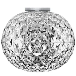 Comparateur de prix : Kartell Plafonnier LED Planet, cristal clair, Ø 31 cm