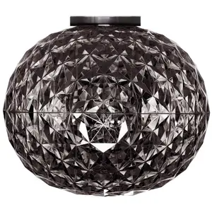 Comparateur de prix : Kartell Plafonnier LED Planet, gris fumé, Ø 31 cm