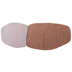 KARTELL tapis AALAND 300 x 120 cm (Rouge brique - Laine de l'Himalaya)