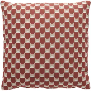 Kartell - Coussin d'extérieur Liberty - Rouge - Tissu outdoor pas cher