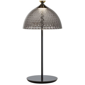 Kartell - Lampe de table Pumo - Gris - PMMA recyclé - Designer Fabio N... pas cher