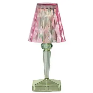 Comparateur de prix : Kartell BATTERY-Lampe baladeuse LED d'extérieur rechargeable H26cm Ros...