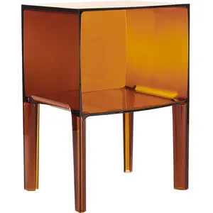 Kartell - Table de chevet Ghost - Orange - PMMA - Designer Philippe ST...Vendu parmade-in-design