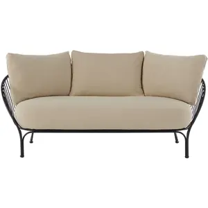 Kartell - Canapé de jardin rembourré HiRay - Beige - Flocon de polyest...