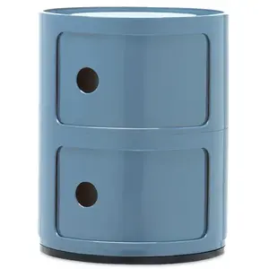 KARTELL table de chevet COMPONIBILI à deux éléments (Bleu ciel - ABS) pas cher