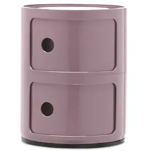 KARTELL table de chevet COMPONIBILI à deux éléments (Mauve - ABS) pas cher