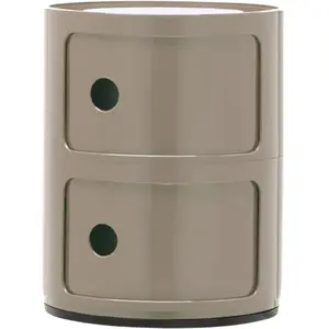 Kartell - Rangement Componibili - Gris - ABS - Designer Anna Castelli Ferrieri pas cher