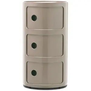 Kartell - Rangement Componibili - Gris - ABS - Designer Anna Castelli Ferrieri pas cher