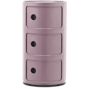 KARTELL table de chevet COMPONIBILI à trois éléments (Mauve - ABS) pas cher