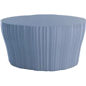Kartell - Table basse Corteza - Bleu - Polyéthylène recyclé - Designer...Vendu parmade-in-design