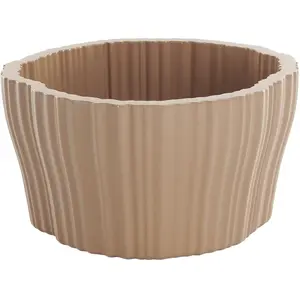 Kartell - Cache-pot Corteza - Beige - Polyéthylène recyclé - Designer ...Vendu parmade-in-design