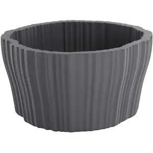 Kartell - Cache-pot Corteza - Gris - Polyéthylène recyclé - Designer P...Vendu parmade-in-design