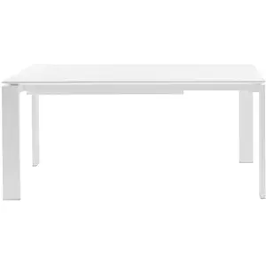 Kartell - Table rectangulaire Four - Blanc - Acier galvanisé laqué épo...