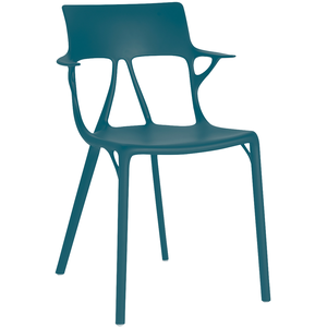 Kartell - Fauteuil A. I - Bleu - PMMA recyclé - Designer Philippe Star... pas cher