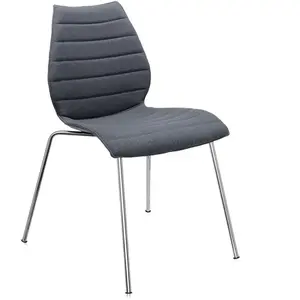 Chaise rembourrée gris foncé Maui Soft - Kartell
