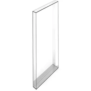 KARTELL miroir sur pied et mural ONLY ME (Cristal - PMMA transparent)