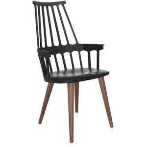 Kartell Fauteuil Comback (Noir - Technopolymère Thermoplastique - Frên... pas cher