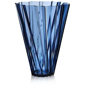 KARTELL vase SHANGHAI (Bleu - PMMA transparent)