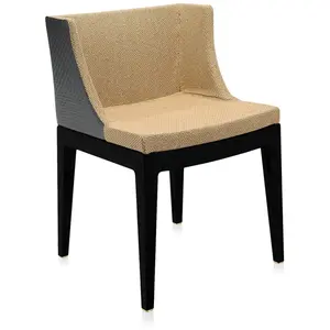 Kartell Fauteuil Mademoiselle Kravitz (Tissu Rafia, Structure Noire - ...