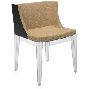 Kartell Fauteuil Mademoiselle Kravitz (Tissu Rafia, Structure Transpar...