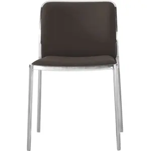 Kartell - Chaise empilable Audrey - Marron - Tissu - Designer Piero Li...Vendu parmade-in-design