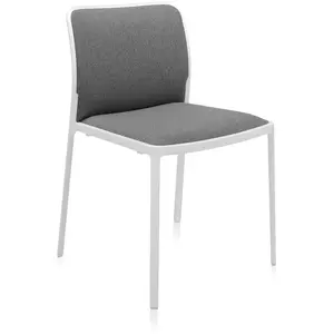 Kartell Set De 2 Chaises Audrey Soft Tissé Trevira (Structure Peinte E... pas cher
