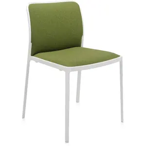 Kartell Set De 2 Chaises Audrey Soft Tissé Trevira (Structure Peinte E...
