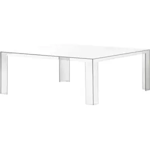 Comparateur de prix : Kartell INVISIBLE TABLE, Table Basse en PMMA, Cristal, 31,5Hx100x100 cm