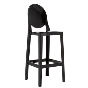 Tabouret de bar One More - noir - 75 cm Kartell