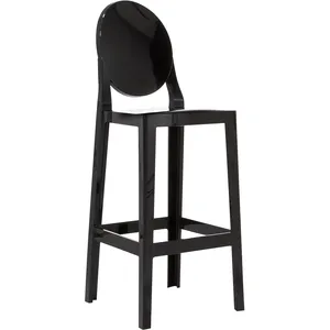 Comparateur de prix : Tabouret de bar One More - noir - 65 cm Kartell