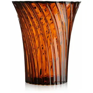 KARTELL table basse SPARKLE H 44 cm (Ambre - PMMA transparent) pas cher
