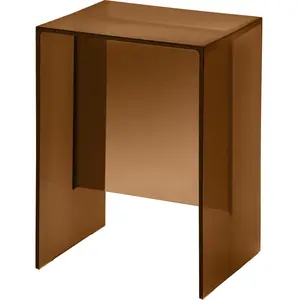 Comparateur de prix : Kartell By Laufen Table Tabouret Max-Beam (Ambre - Pmma Transparent)