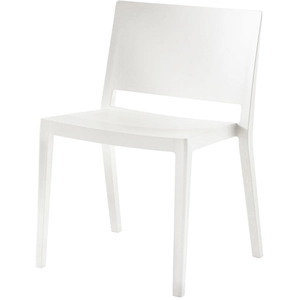 Comparateur de prix : Kartell Set De 2 Chaises Lizz Mat (Blanc Opaque - Technopolymères)