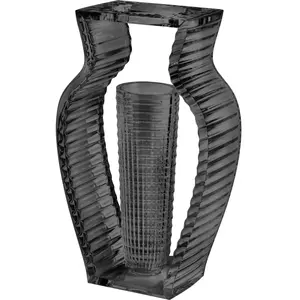 KARTELL vase I SHINE (Fumé - PMMA transparent)