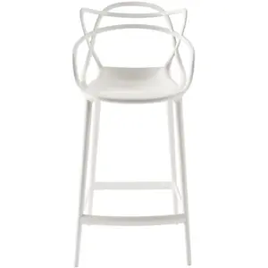 Comparateur de prix : Chaise de bar blanche 65 cm Masters - Kartell