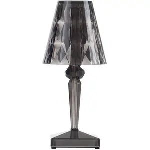 Comparateur de prix : KARTELL lampe de table BATTERY (Fumé - PMMA transparent)