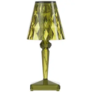 Comparateur de prix : Kartell Lampe à poser LED rechargeable Battery, 26 cm, vert, IP54