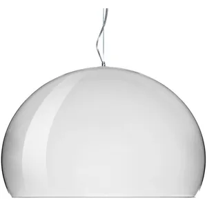 Comparateur de prix : Kartell Kartell Fl/Y - Suspension Led, Chromée Brillante
