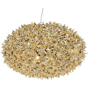 Comparateur de prix : Kartell Bloom, Lampe à Suspension, Moyenne, Or