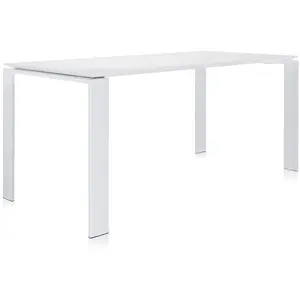 KARTELL table pour extérieur FOUR OUTDOOR (L 158 cm - Acier verni blan... pas cher