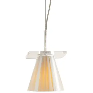 Comparateur de prix : Kartell Light-Air, Lampe de Suspension, Cristal Beige