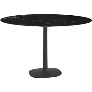 KARTELL table MULTIPLO avec plateau rond Ø 118 cm et grande base carré... pas cher