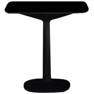 KARTELL table MULTIPLO avec plateau carré 78 cm arrondie et petite bas...